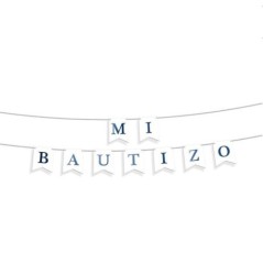 guirnalda mi bautizo azul 3 metros 21310 8412345010224
