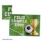 Cartel Cumpleaños futbol pared 70x100 cm