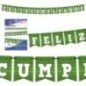 Guirnalda feliz cumpleaños futbol 4 metros