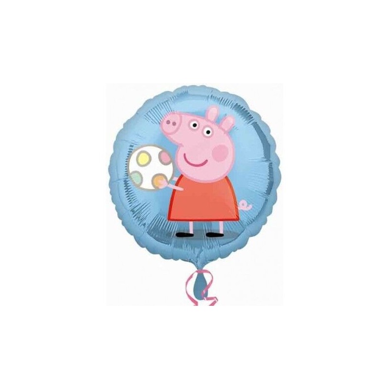 Globo peppa pig 18 45 cm helio o aire