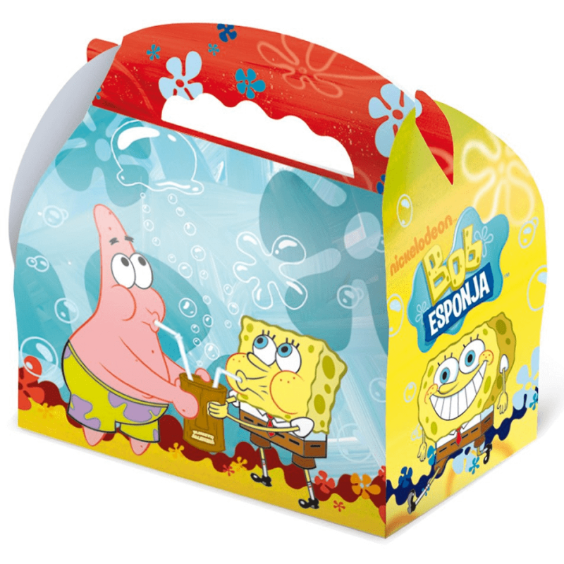 Cajita chuches cumpleaños bob esponja unidad