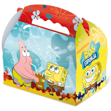 cajita chuches cumpleanos bob esponja unidad 24415 8412345010224