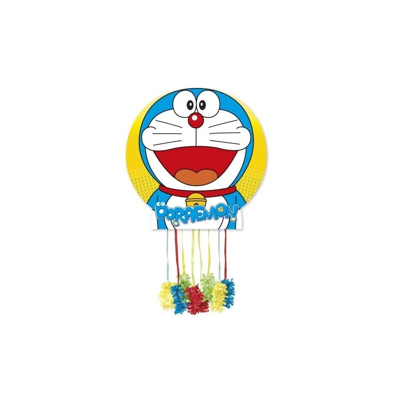Piñata Doraemon cumpleaños 63 cm