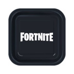 platos cumpleanos fornite 18 cm 8 uds 24714 8412345010224