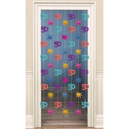 decoracion 50 anos cumpleanos para puerta 90x198cm 249054 8412345010224