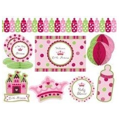 kit decoracion nina baby shower little princess 249457 8412345010224