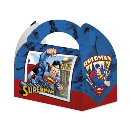 cajita chuches cumpleanos superman unidad 24945 8412345010224