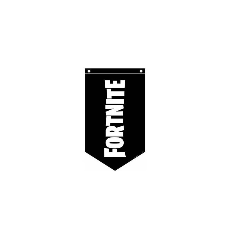 Bandera Fornite para cumpleaños 30 x 52 cm