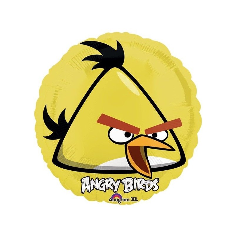 Globo angry birds pajaro amarillo 18 45 cm helio