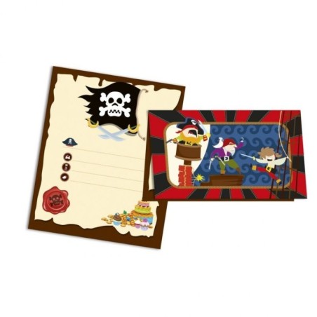 invitaciones pirata 25807 8412345010224