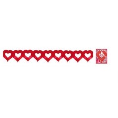 guirnalda corazones 3 metros 25943 8412345010224