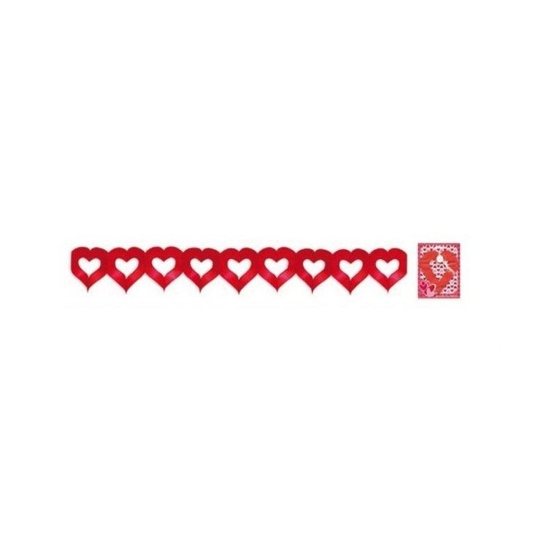 Guirnalda corazones 3 metros