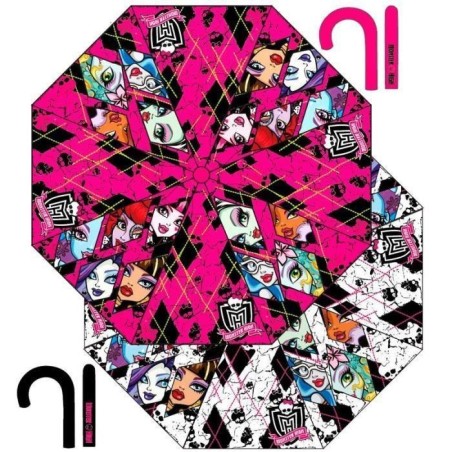 paraguas monster high automatico 48 cm infantil 26135CL 8412345010224