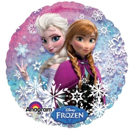 globo frozen holografico anna elsa foil 18 45 cm 2755201 8412345010224