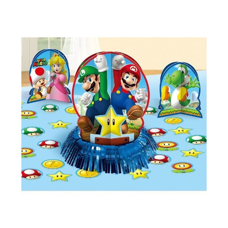 Kit decoracion de mesa Super Mario Bros