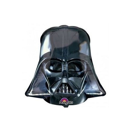 globo darth vader casco negro 63x63 cm Star Wars 2844501 8412345010224