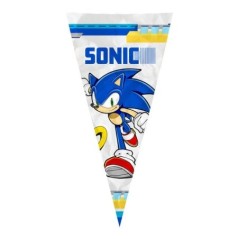 banderin sonic cumpleanos triangular 3 mt 296836 8412345010224