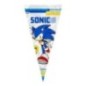Banderin Sonic cumpleaños triangular 3 mt