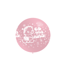 globo es una nina rosa 60 cm 2FTP2819 8412345010224