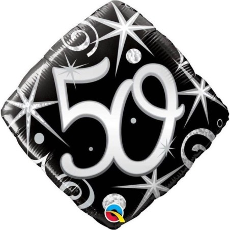 globo 50 cumpleanos diamante 46 cm 30017 8412345010224