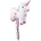 Piñata unicornio blanco 47 x 39 cm cumpleaños