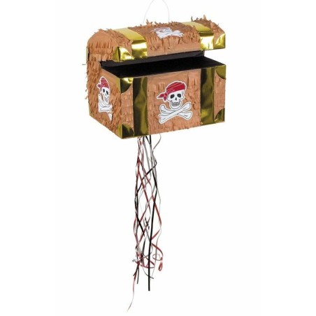 pinata cofre tesoro pirata 30 x 26 cm 30935 8412345010224