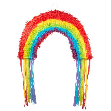 pinata arcoiris de romper mejicana 37 x 58 cm 30944 8412345010224