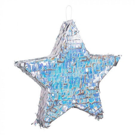 pinata estrella plata 44 cm para romper 30946 8412345010224