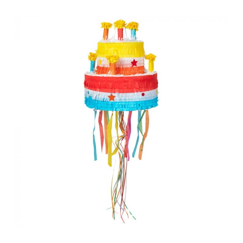 Piñata Tarta de cumpleaños 31x29 cm para romper