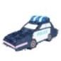Piñata de romper Coche de policia hawaiano  56x18  cm