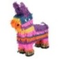 Piñata Burro blanco 36x13x38 cm mejicana