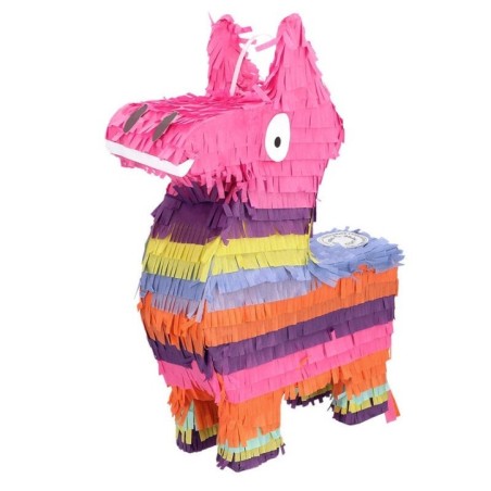 pinata llama blanco 29x8x39 cm mejicana 30973 8412345010224