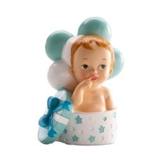 figura tarta bautizo bebe niao caja y globos 105 cm 310124 8412345010224