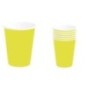 Platos amarillo neon 8 uds 23 cm