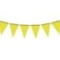 Guirnalda triangular amarillo neon 3 metros gallardete papel