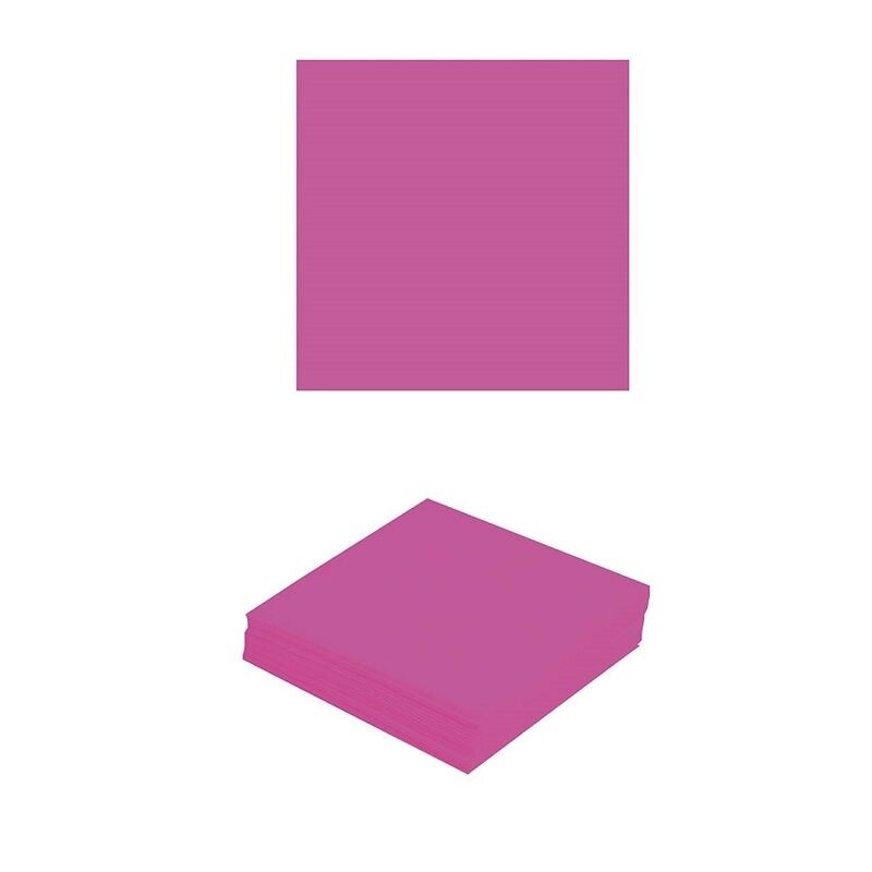Servilletas rosa neon 12 uds 33 cm