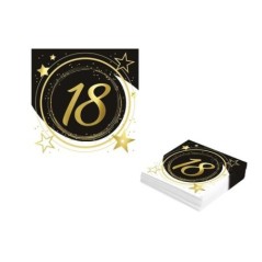 servilletas 18 cumpleanos 3 12 uds 33 cm 31063 8412345010224