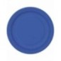 Platos azul marino 8 uds 23 cm carton