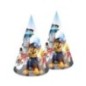Gorros Patrulla Canina cumpleaños 6 uds