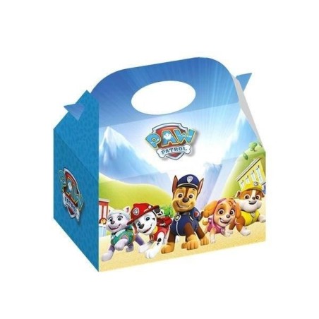 cajitas regalo cumpleanos patrulla canina 12 uds 31620 8412345010224