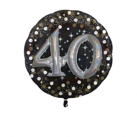 globo 18 cumpleanos negro y oro 81 cm efecto 3d 3215201 8412345010224