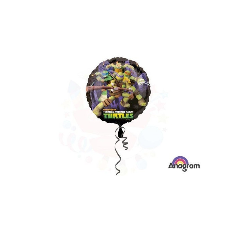 Globo tortugas ninja para helio o aire 45 cm