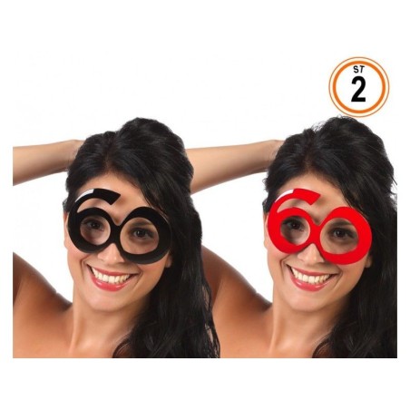 gafas numero 60 cumpleanos rojas o negras 33078 8412345010224