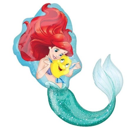globo la sirenita ariel 71x86 cm 3352901 8412345010224
