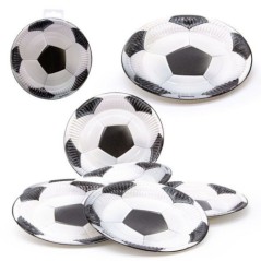 platos futbol 6 uds 18 cm 34045 5020570339985