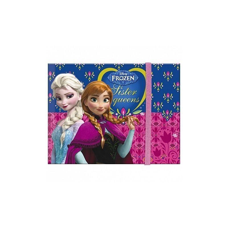 Diario de goma frozen 19x14 cm