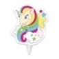 Vela unicornio para tarta
