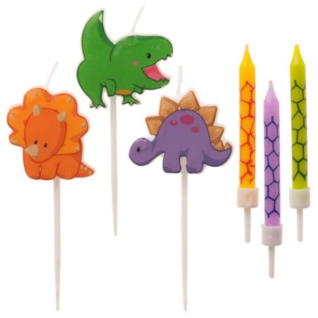 velas dinosaurios para cumpleanos 6 uds 345407 5020570339985