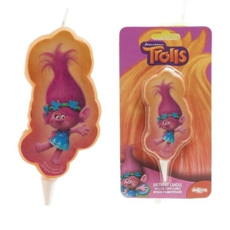 vela trolls figura 75 cm unidad 346137 5020570339985