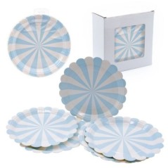 platos azul pastel sol 6 uds 23 cm 34616 5020570339985